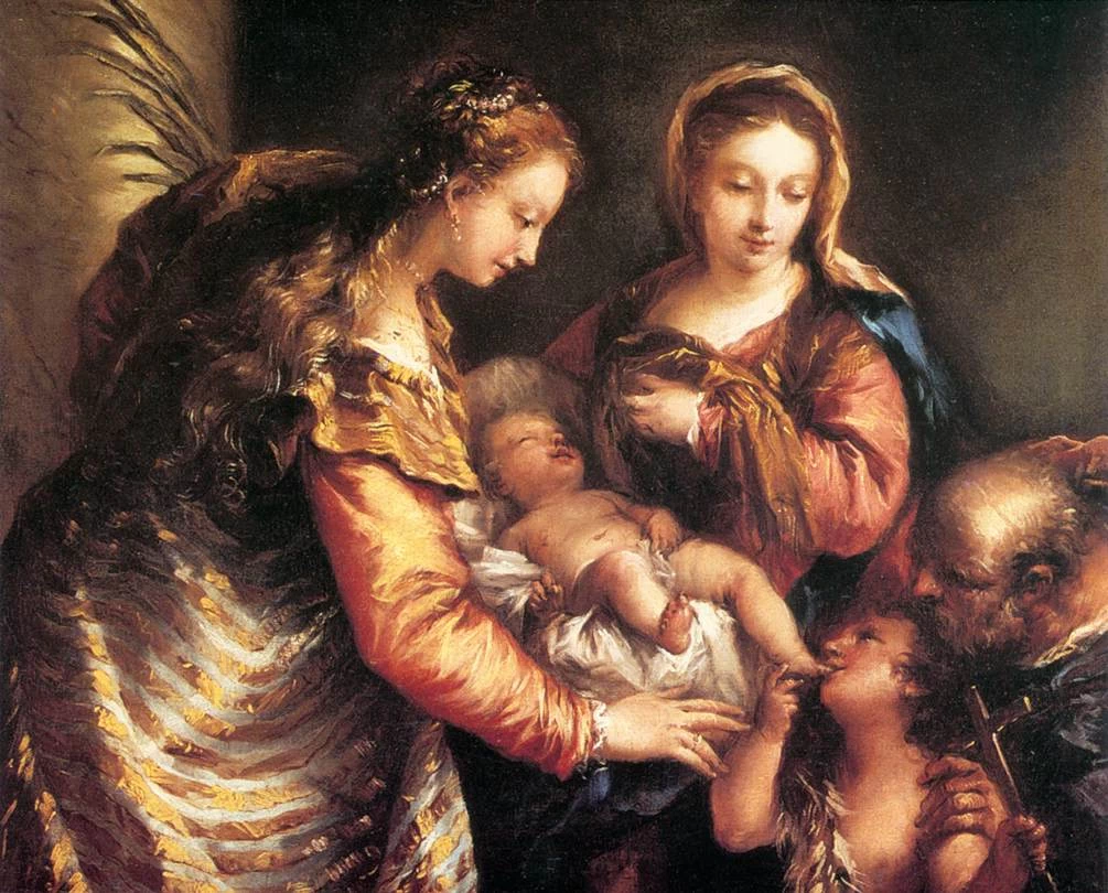 Sacra Famiglia con San Giovanni Battista e Santa Caterina - Seattle Art Museum